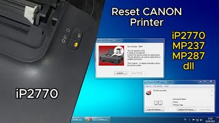 Cara Reset Canon iP2770 MP237 MP287 dengan Service Tool v3400 Canon Reset Printer Resetter [upl. by Rheinlander]