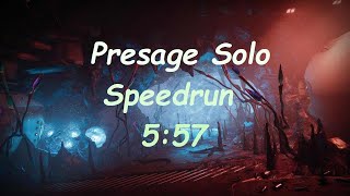 Presage Solo Speedrun World Record 557 [upl. by Dudden]