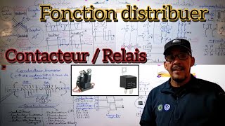 fonction distribuer science de lingénieur  contacteur electrique شرح  relais de phase [upl. by Thgiwed366]