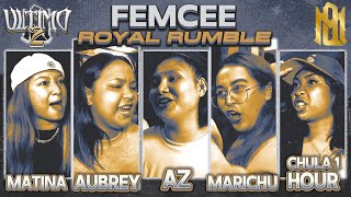 Motus Battle  AZ vs CHULA 1HOUR vs MARICHU vs MATINA vs AUBREY  FEMCEE ROYAL RUMBLE [upl. by Dusty]