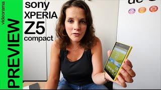 Sony Xperia Z5 compact preview en español IFA15 [upl. by Iatnohs]