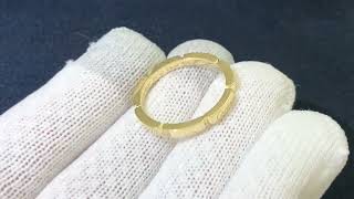 Maillon Panthère wedding band 18k yellow gold [upl. by Ledarf]