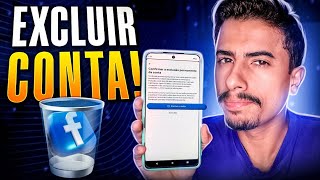 Como EXCLUIR CONTA DO FACEBOOK DEFINITIVAMENTE  Atualizado [upl. by Eolc200]