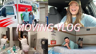 MOVING VLOG realistic apartment tour  our first apartment together  packingorganizing [upl. by Chrisy54]