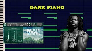 How To Make Dark Piano Beats for Lil Baby  Fl Studio Silent cookup 2024 [upl. by Deenya]