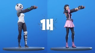 FORTNITE DANSE quotSTYLE NINJAquot 1 HEURE [upl. by Eelaroc]