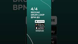 44 REGGAE DRUM LOOP  BPM 80 drumloop bpm drumbeat flstudio metronome musicproducer [upl. by Gnuhc]