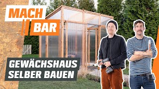 Gewächshaus selber bauen – einfach und modular  OBI [upl. by Enylcaj]