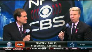 Jim Nantz and Phil Simms Preview Denver vs Dallas [upl. by Latea]