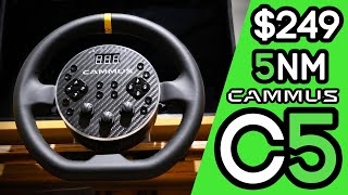 Trying The Coolest and CHEAPEST New Direct Drive Innovation In Sim Racing  CAMMUS C5 5NM Wheelbase [upl. by Magnuson]