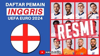 Daftar Skuad Pemain Inggris EURO 2024  UEFA EURO 2024 [upl. by Ciaphus]