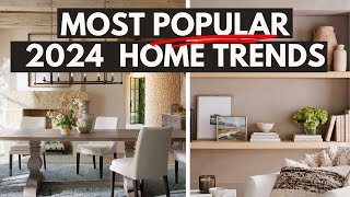 The MOST POPULAR Home Trends for 2024 You will LOVE THESE [upl. by Naltiac]