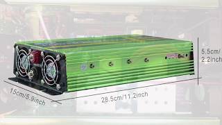 Edecoa 1000w Pure Sine Wave Inverter for Motorhome Camper or RV Adria [upl. by Tortosa]