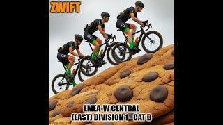 Zwift racing league EMEAW Central East Div 1 Cat B Points race  Sugar cookie [upl. by Demah641]