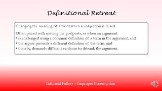 Definitional Retreat [upl. by Far528]