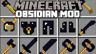 Minecraft OBSIDIAN MOD  FIGHT AND DEFEND WITH OBSIDIAN ARMOR THE APOCALYPSE Minecraft [upl. by Silvan449]