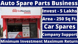 GoMechanic Spare Parts Franchise  Lowest Investment of 5 Lakhs Only  PAN India Available [upl. by Wiener]