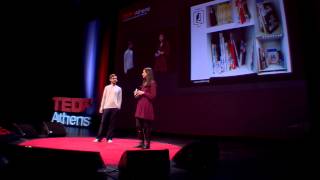 Public Swapping Bookshelf Irini Ioannidou And Eleftherios Ambatzis at TEDxAthens 2012 [upl. by Goran]