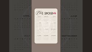 2024 Calendar  Download Free [upl. by Edora314]