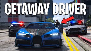 I Became A Getaway Driver In A Hyper Car on GTA 5 RP [upl. by Doubler]