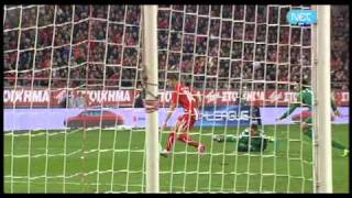 GOAL KEVIN MIRALLAS 10 OLYMPIAKOS  PANATHINAIKOS Super league 2011 [upl. by Relluf]