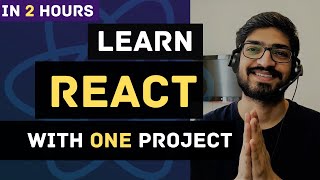 Learn React JS with Project in 2 Hours  React Tutorial for Beginners  React Project Crash Course [upl. by Korenblat641]