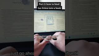 Part 2 Fanfic Binding Tutorial  Typesetting Continued [upl. by Atiner742]