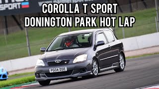 Corolla T Sport Donington Park Hot Lap 1335 [upl. by Dnalel]