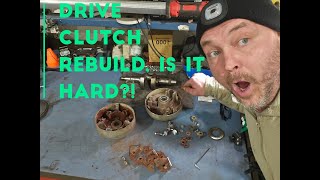 Club Car Drive Clutch Rebuild IS IT HARD clubcar clutch golfcart golf [upl. by Annavaig38]