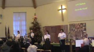 Oakengates Salvation Army Timbrels  Joy to the World [upl. by Terrene]