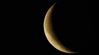 Waning Crescent Moon 182 of 6 February 2024 recorded with Nikon P900 [upl. by Bernie911]