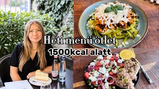 Muti mit eszel a héten 1500kcal alatt Reggelik ebédek és vacsorák Csiky Beatrix [upl. by Loziram408]