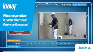 Knauf video comparativo le pareti esterne con il sistema Aquapanel [upl. by Noman]