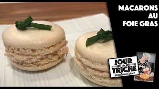 Macarons au foie gras  Jour de triche [upl. by Ellehsram]