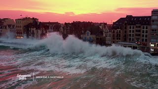 Les grandes marées de SaintMalo [upl. by Vivyanne]