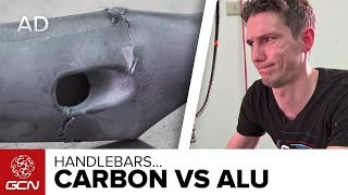 Carbon Vs Aluminium Handlebars  Which Are The Strongest [upl. by Sillyrama]