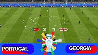 PORTUGAL vs GEORGIA 02  00 OLYMPICS GAMES 2024  CRISTIANO RONALDO FOOTBALL MATCH FOOTBALL GAME [upl. by Zahavi866]