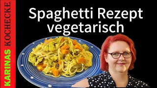 Histaminarm amp lecker Einfaches SpaghettiRezept mit cremiger Käse  Soße als Resteverwertung [upl. by Oivatco538]