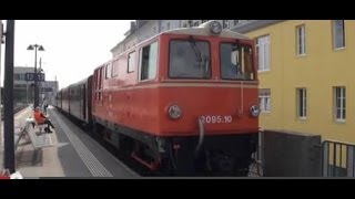 Train Travel in Europe Austria Narrow Gauge Railroad from St Pölten to Mariazell [upl. by Halik463]