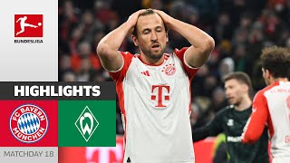 Defeated Bremen Shocks Bayern  FC Bayern  Bremen 01  Highlights  Matchday 18 – Bundesliga [upl. by Whiffen]