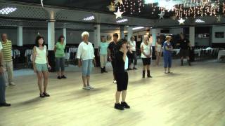 Linedance lesson Waltz Across Texas choreo Lois amp John Nielson Music Kenny Rogers [upl. by Seuqram]