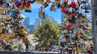 Love lock bridge in dubai [upl. by Odrude]