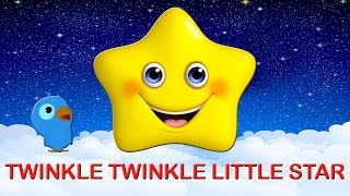 TWINKLE TWINKLE LITTLE STAR with Lyrics  Lullaby for Kids  Nursery Rhymes  Music and Songs [upl. by Nickey522]