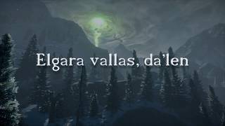 ♫ Dalish Lullaby ➽ Mir Dalen Somniar acapella w lyrics [upl. by Edwyna]