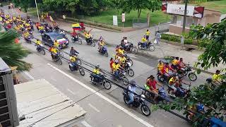 Caravana de motos en Montería Colombia vs Senegal mundial 2018 [upl. by Eibbor]