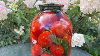 Canning tomatoes at home a very simple and quick recipe [upl. by Araik993]