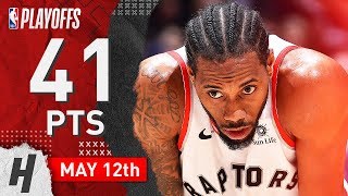 Kawhi Leonard Full Game 7 Highlights Raptors vs 76ers 2019 NBA Playoffs  41 Pts GAMEWINNER [upl. by Anelyak]