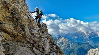 Der Mittenwalder Höhenweg  einer der schönsten Klettersteige Deutschlands [upl. by Hernardo185]