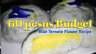 60 pesos BUDGET SNACK  Blue Ternate Flower  Heathy recipe [upl. by Leahsim]