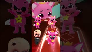 Pink Fong Exe coffin dance Tiles Hop viral song trending shorts [upl. by Nednerb492]